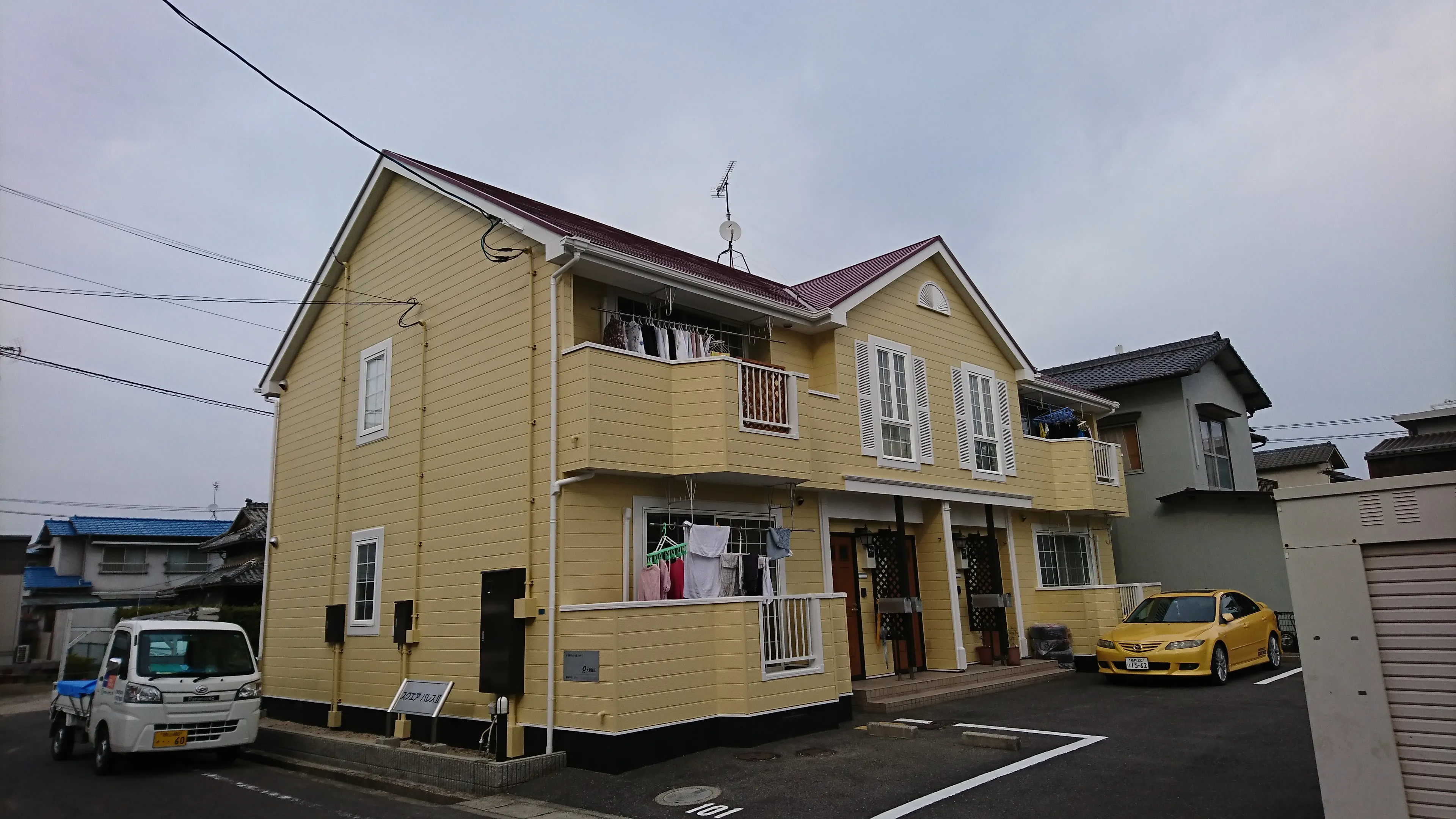 岡山県岡山市　コーポＳ様　塗装工事